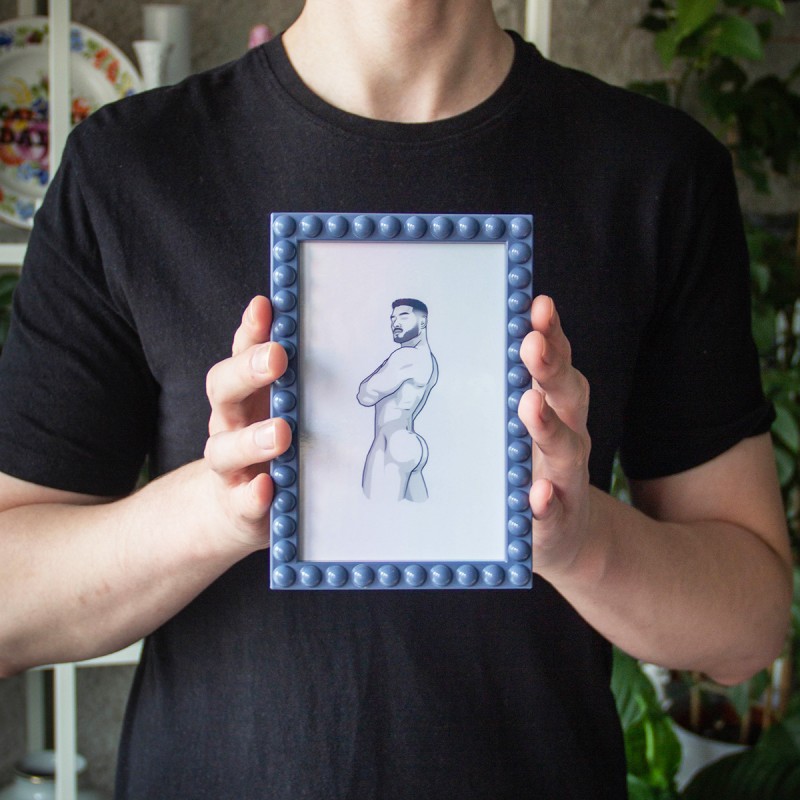 HOLOGRAFICZNY MINI PLAKAT - BUBBLE BUTT