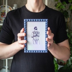 HOLOGRAFICZNY MINI PLAKAT - BONDAGE