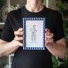 HOLOGRAFICZNY MINI PLAKAT - LEGS