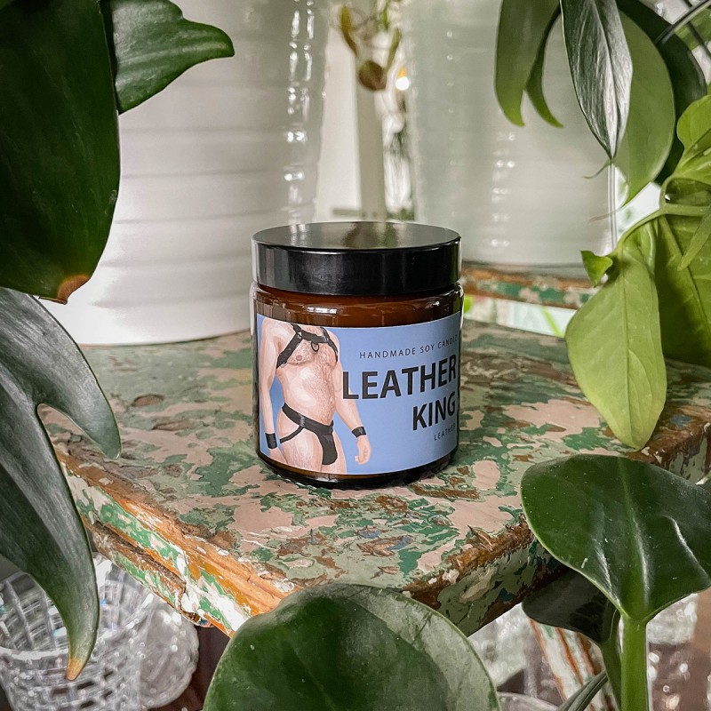 KINKY CANDLE - LEATHER KING