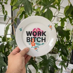 KINKY PLATE - WORK BITCH