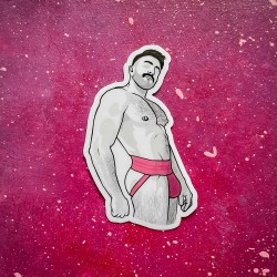 KINKY STICKER - PINK...