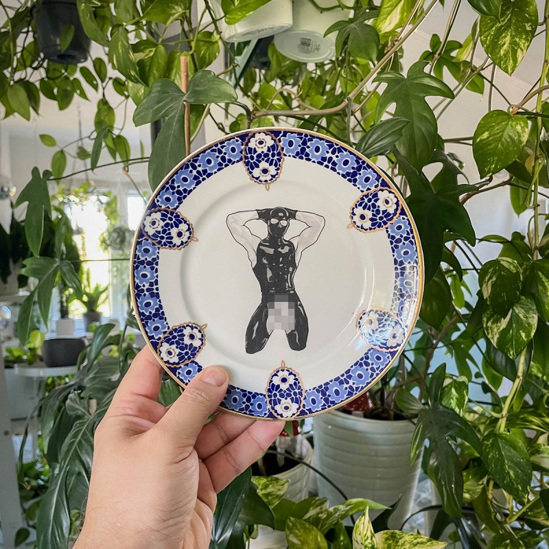 KINKY PLATE - LATEX LOVER