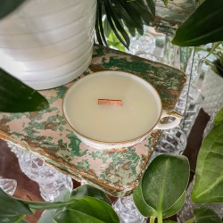 BURBON, WANILIA I ORZECHY - ŚWIECA SOJOWA