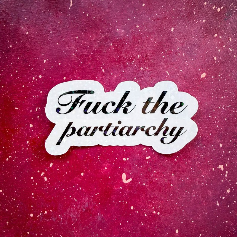 KINKY STICKER - FUCK THE PATRIARCHY